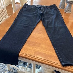 AG jeans, dark denim, size 32R